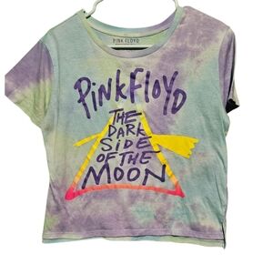 Pink Floyd Kids T-Shirt - Purple, Green, and Yellow EUC Larfe 11/13